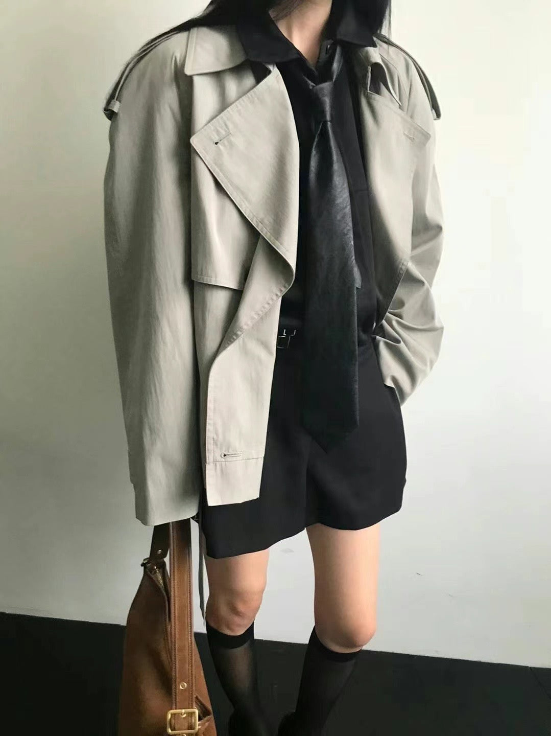 0941 Kendall Crop Trench Coat (PT2.SHOWROOM 有DISPLAY)