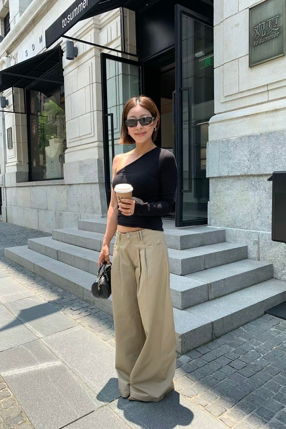 250924 2way one shoulder long sleeves