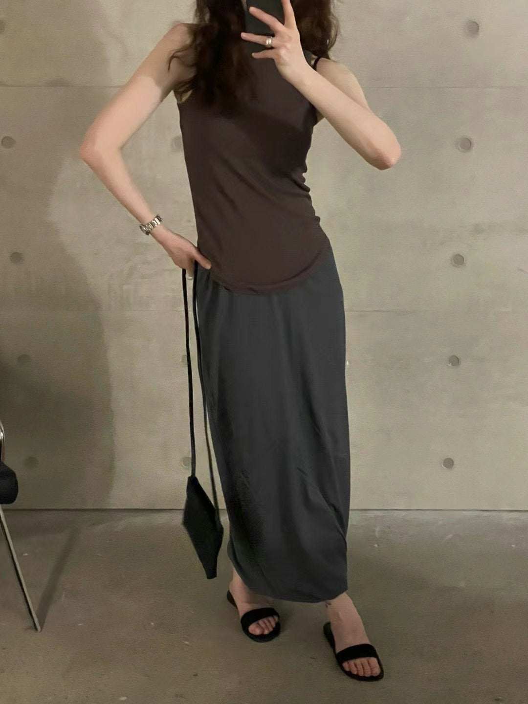 0609 Amelia Irregular Skirt