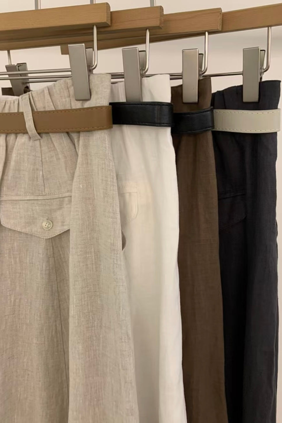 250420 Priscilla Linen Flare Skirt