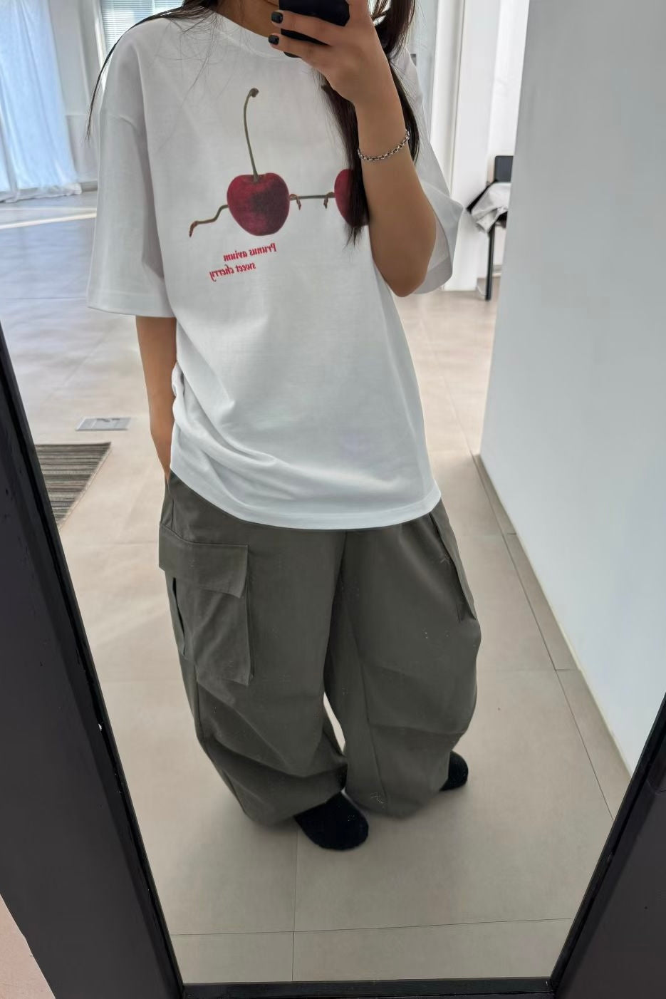 250970 Mon cerise Oversize Tee