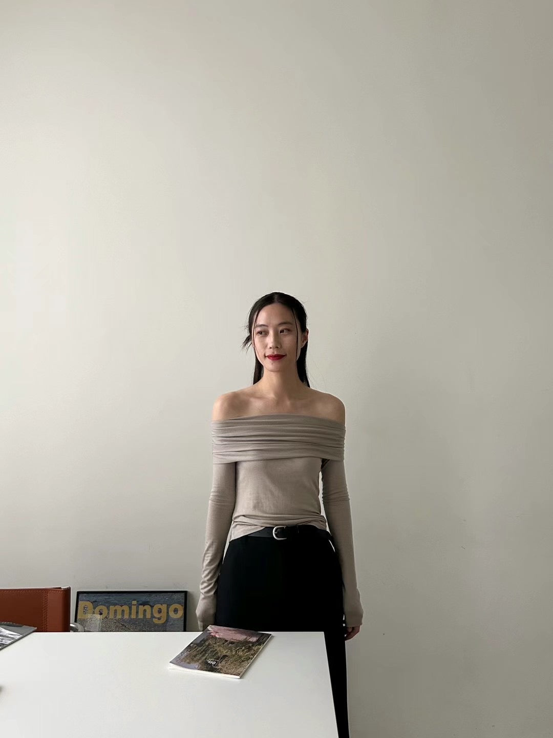 LS16 - Sheer Off Shoulder Top