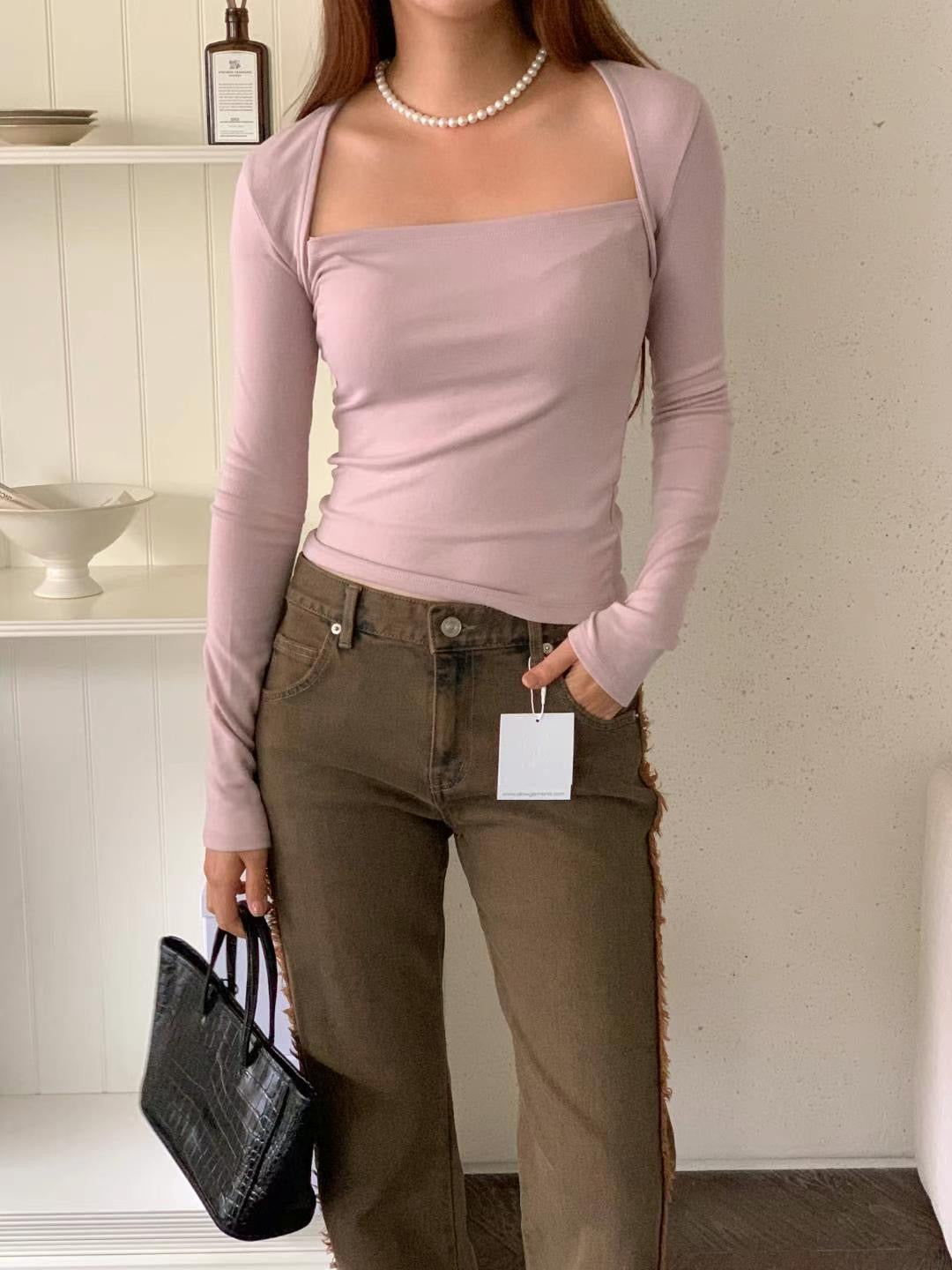 LS14 - Elizabeth Square Neck Top