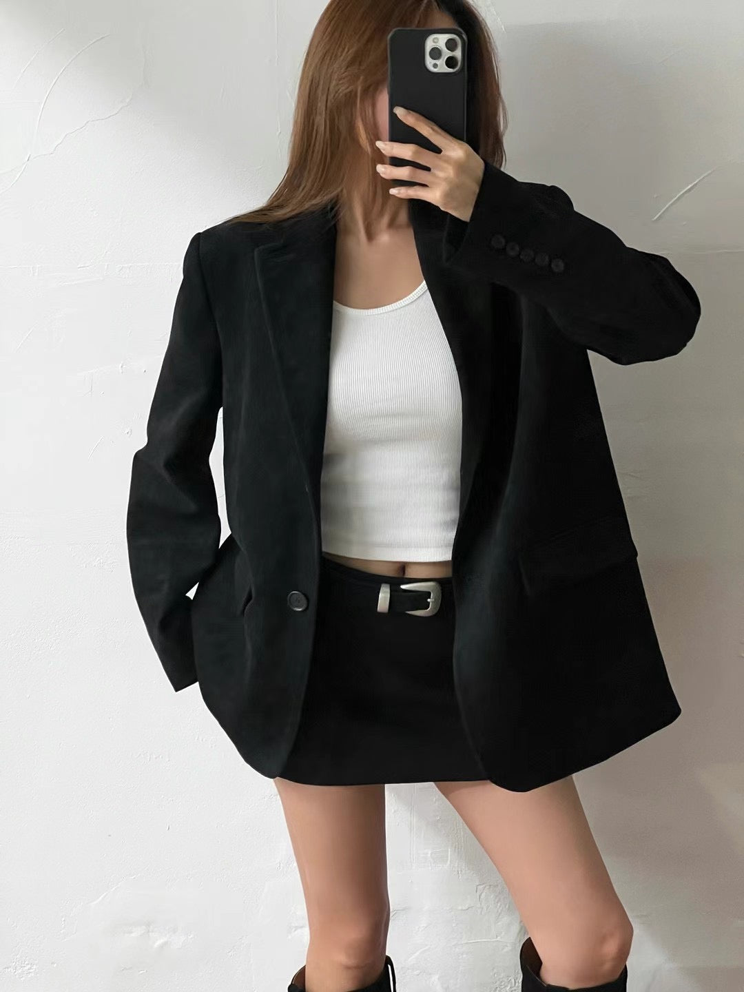 1117 Kennedy Suede Blazer (SHOWROOM 有DISPLAY)