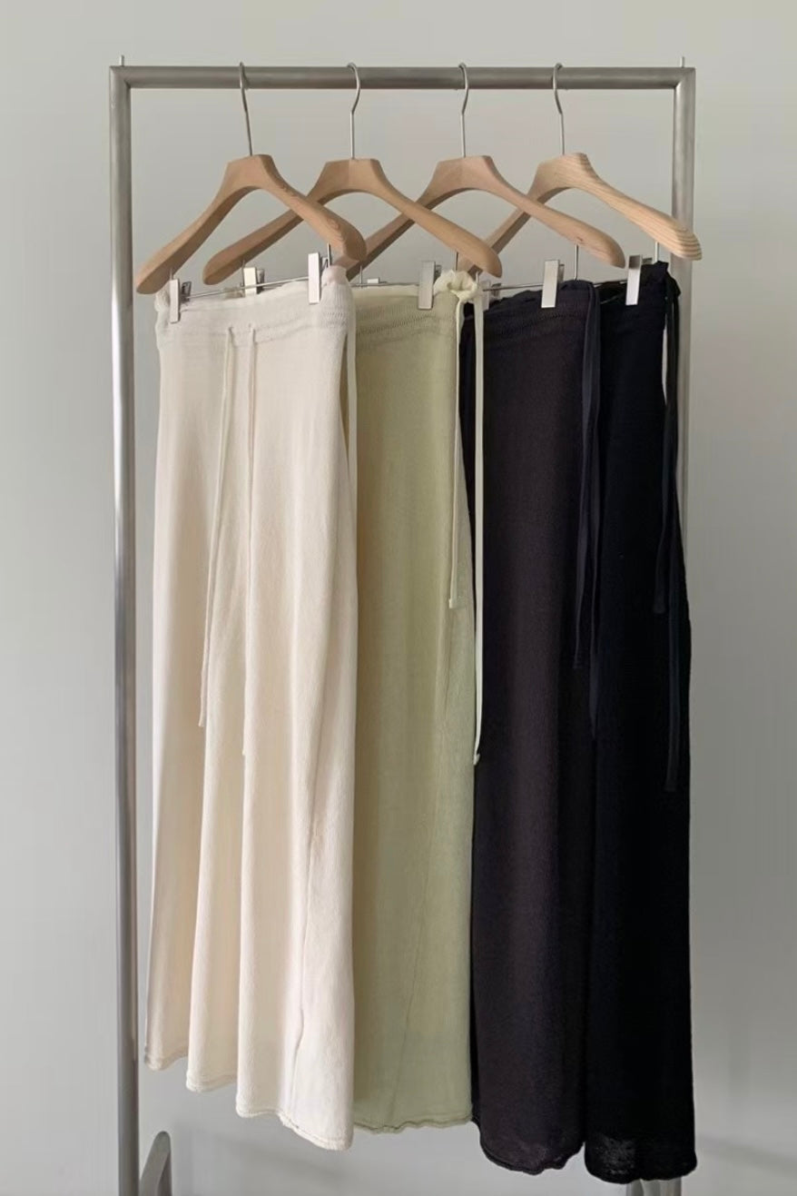 250610 Summer Knitted Lounge Skirt