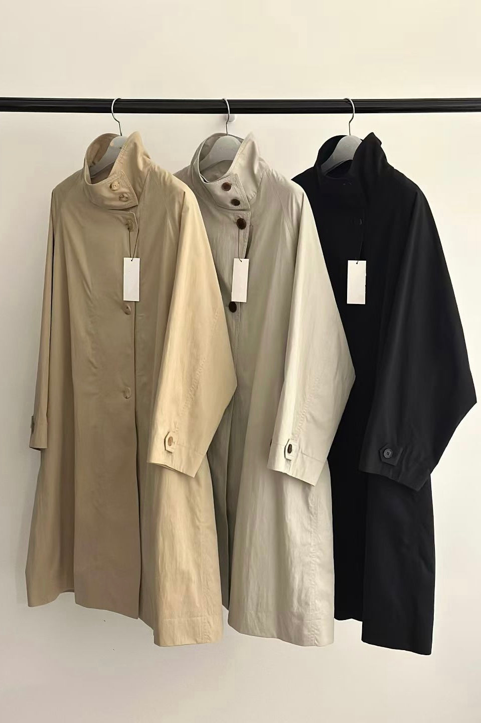250908 Aurelie Collarless Trench Coat