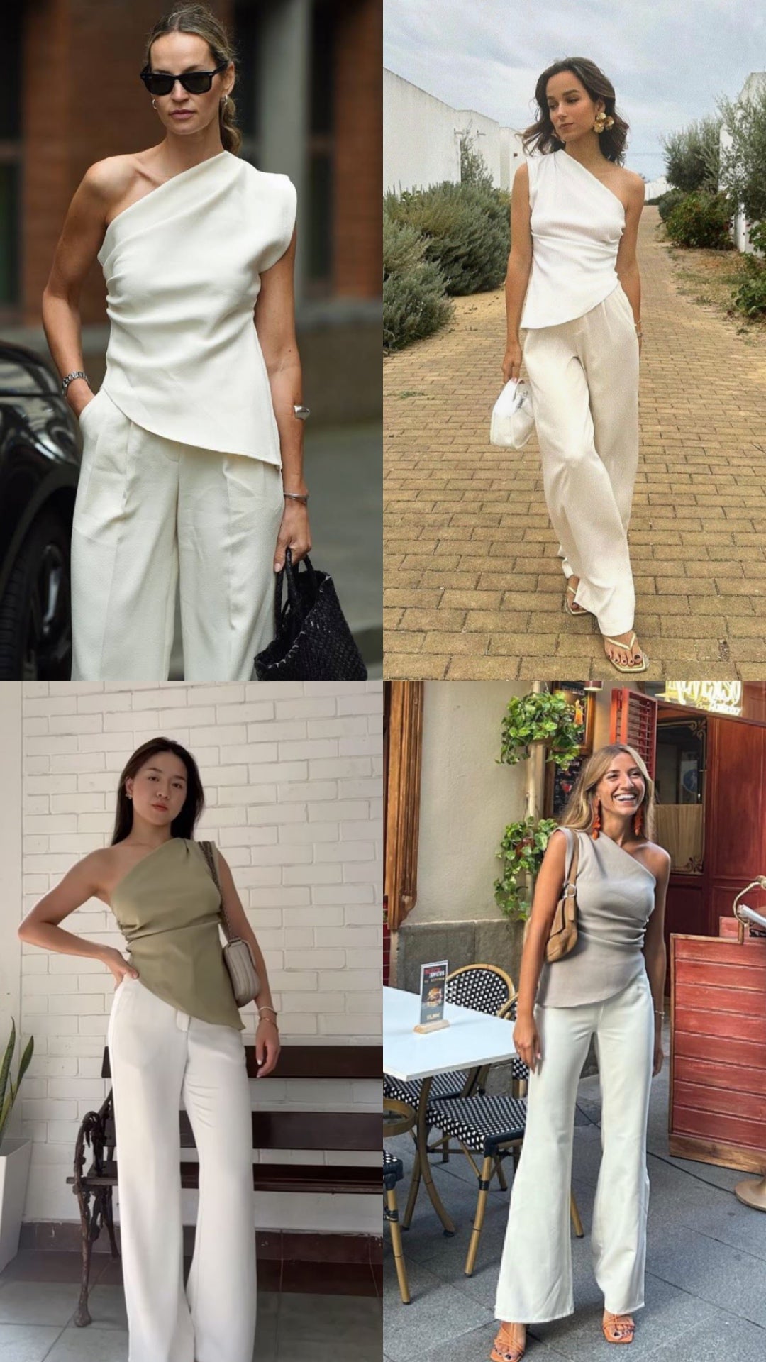 250722 Ruched One shoulder Top (Inspiration)
