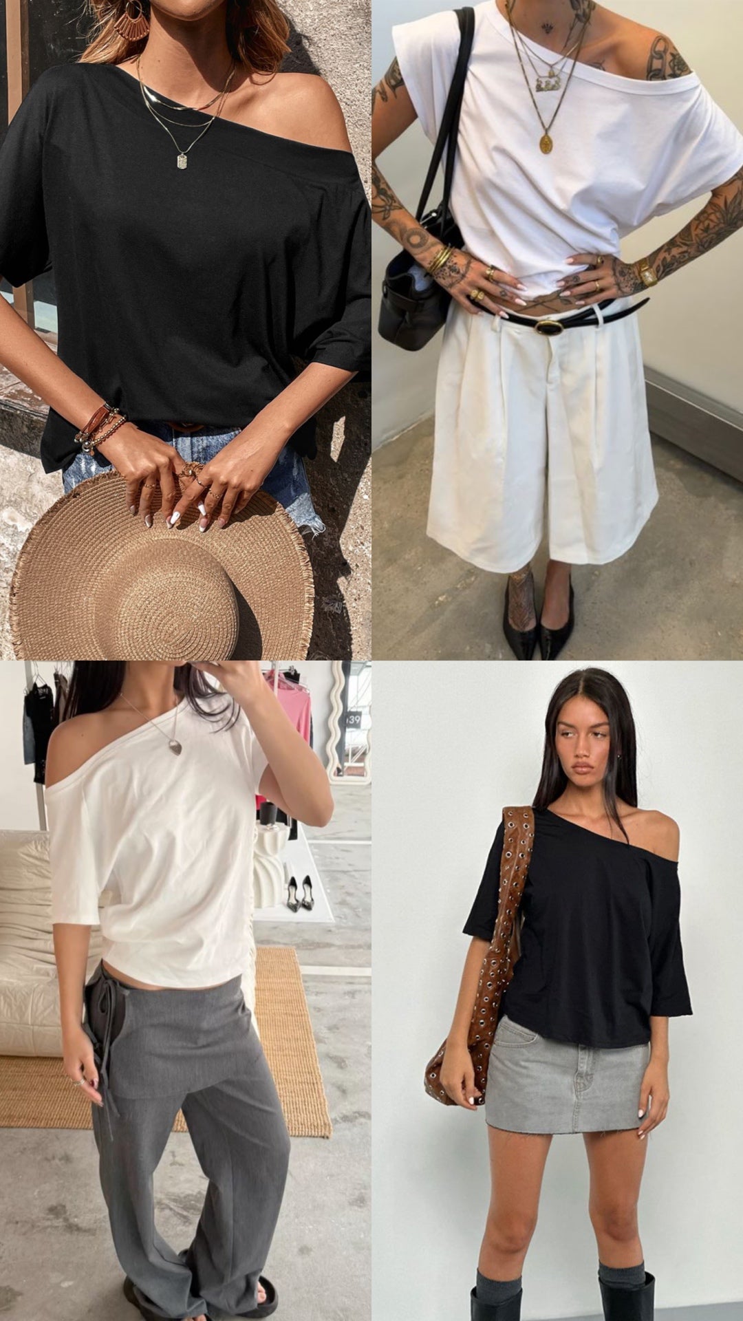 240718 Asymmetrical off shoulder Top (inspiration)
