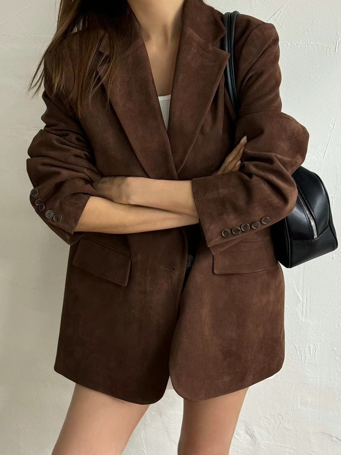 1117 Kennedy Suede Blazer (SHOWROOM 有DISPLAY)