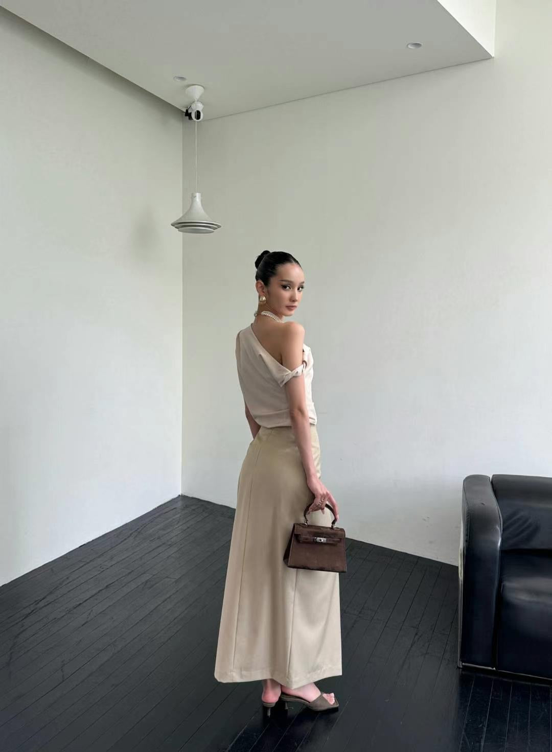 0677 Shelia Wrap Skirt