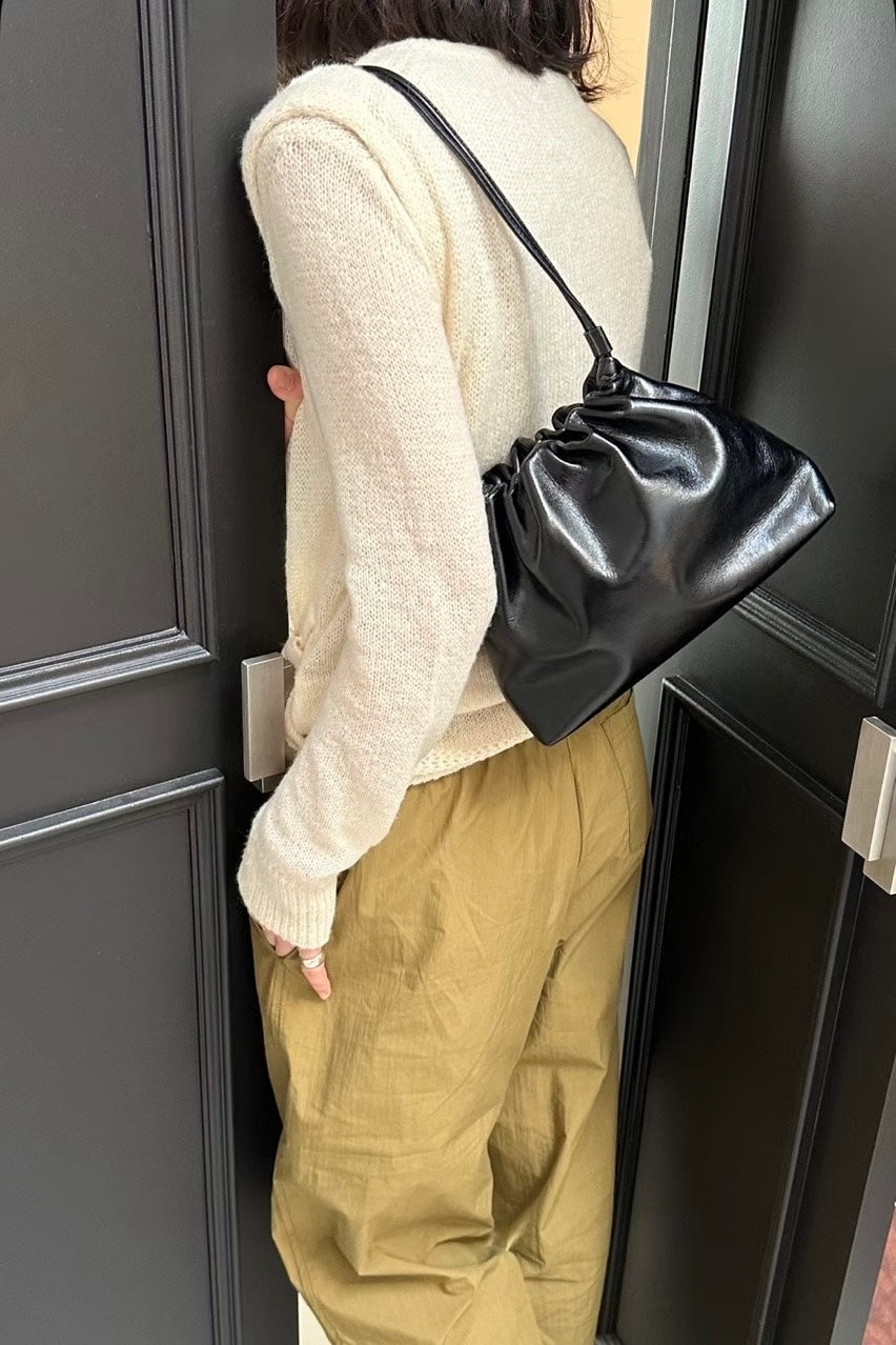 250949 Dumpling Leather Bag