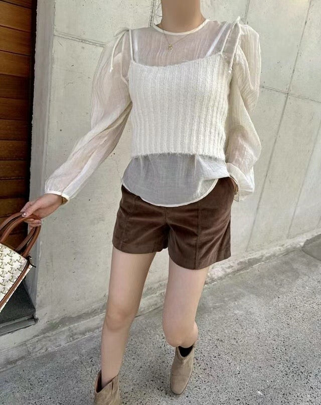 0903 Serena Corduroy Shorts (PT2.SHOWROOM 有DISPLAY)