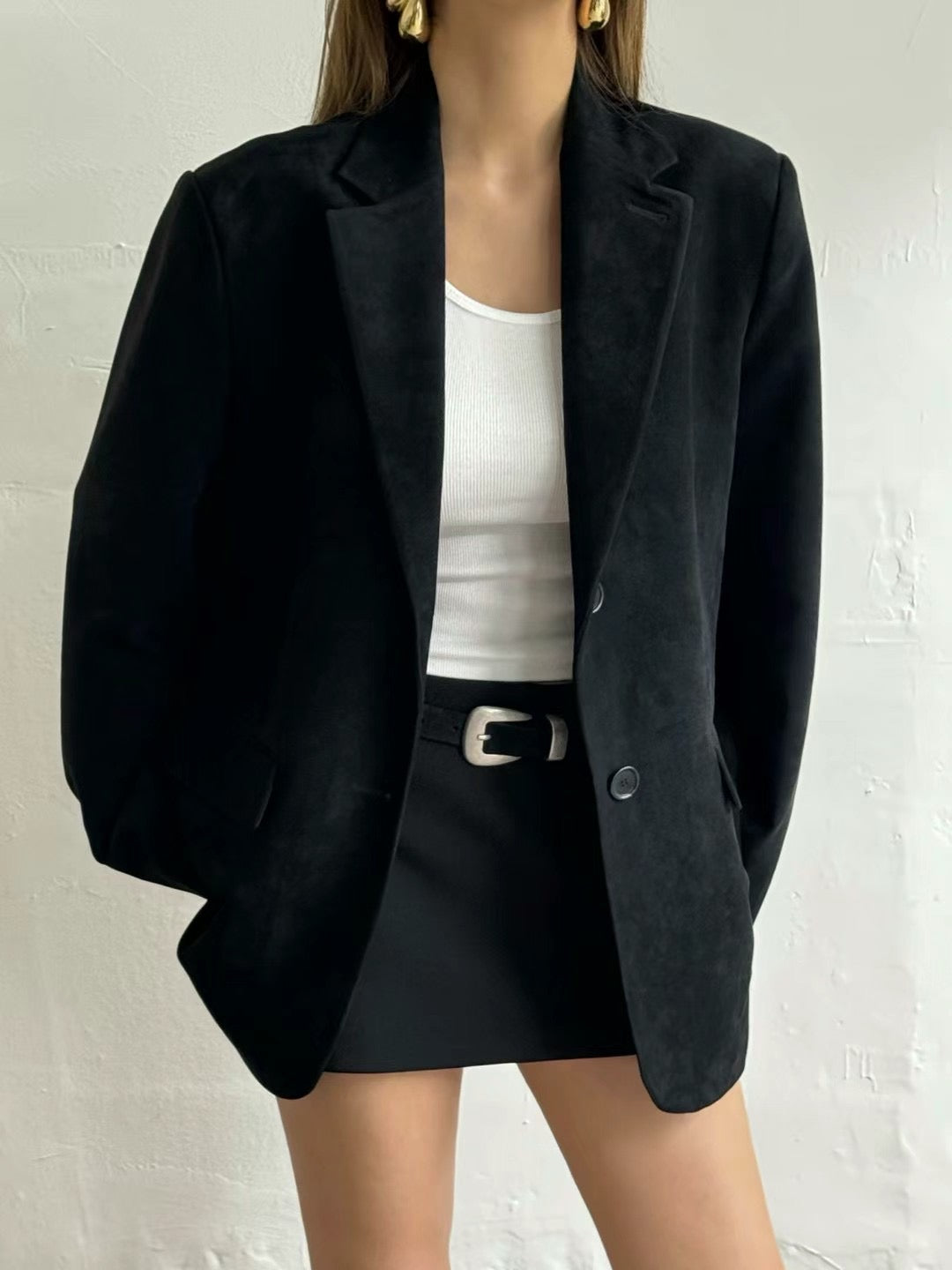 1117 Kennedy Suede Blazer (SHOWROOM 有DISPLAY)
