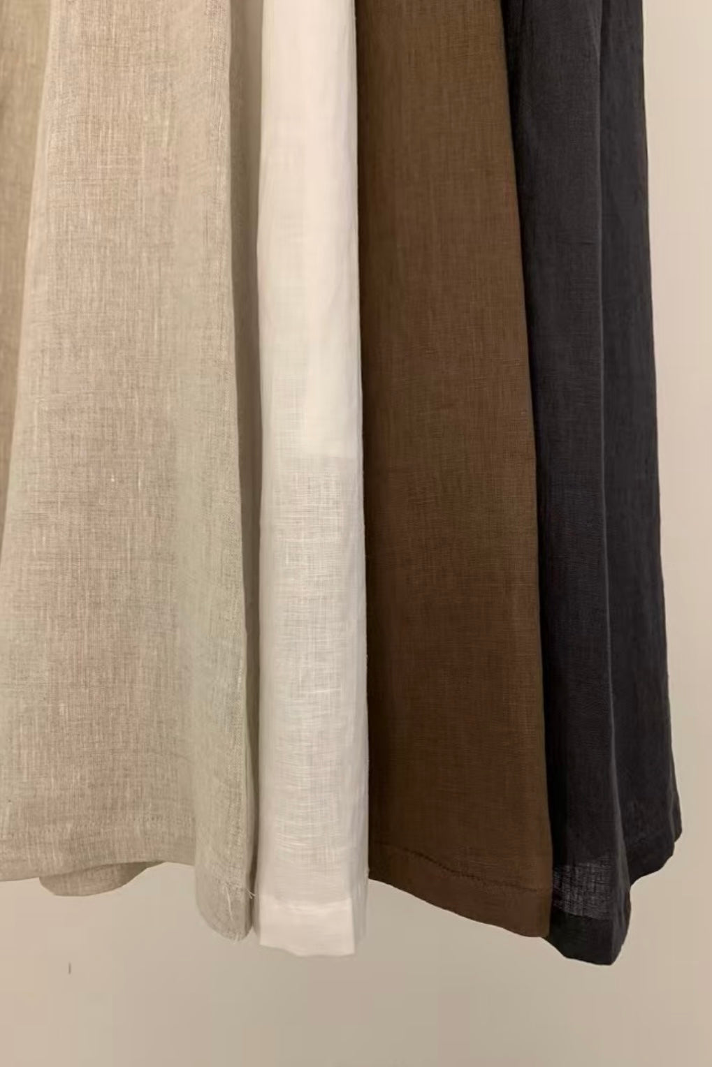 250420 Priscilla Linen Flare Skirt