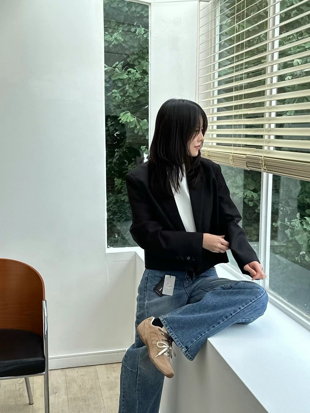 0940 Rivera Crop Blazer (PT1.SHOWROOM 有DISPLAY)