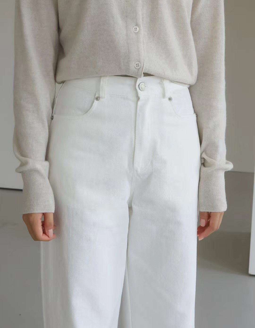 0929 Bianca White Jeans (PT2.SHOWROOM 有DISPLAY)