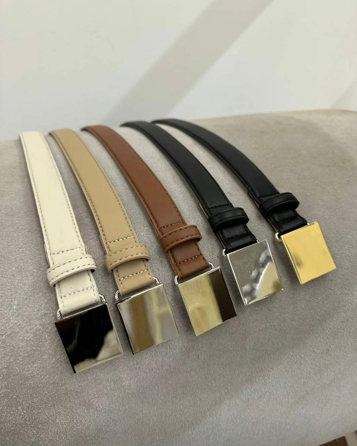 0970 Square Piece Belt (PT2.SHOWROOM 有DISPLAY)