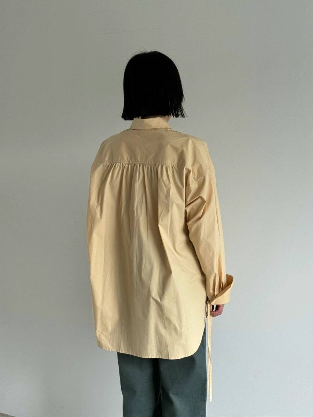 0917 Ribbon Sleeves Shirt (PT2.SHOWROOM 有DISPLAY)