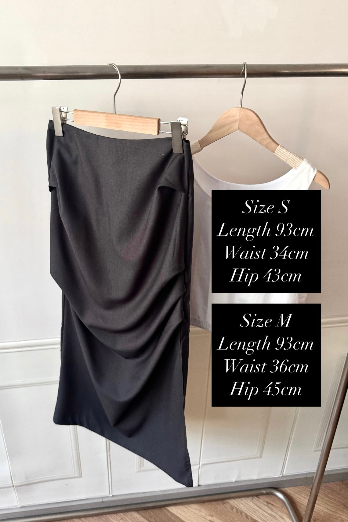 250622 Bruna Rouched Maxi Skirt