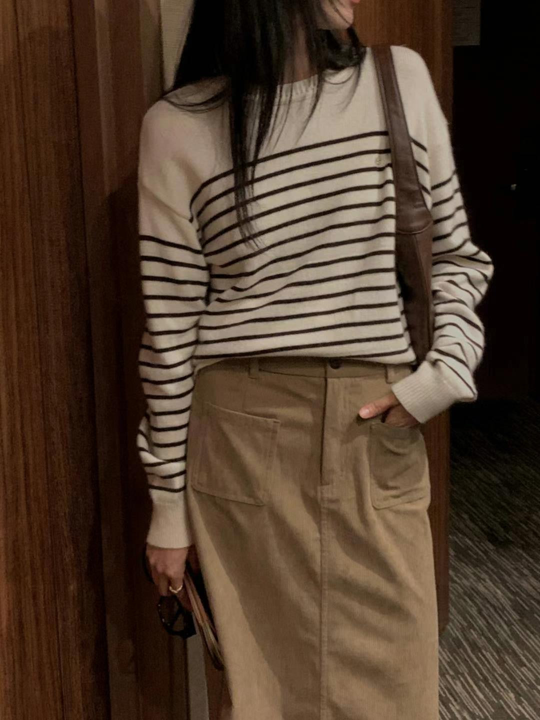 1015 French Striped Knitwear (*SHOWROOM 有DISPLAY)