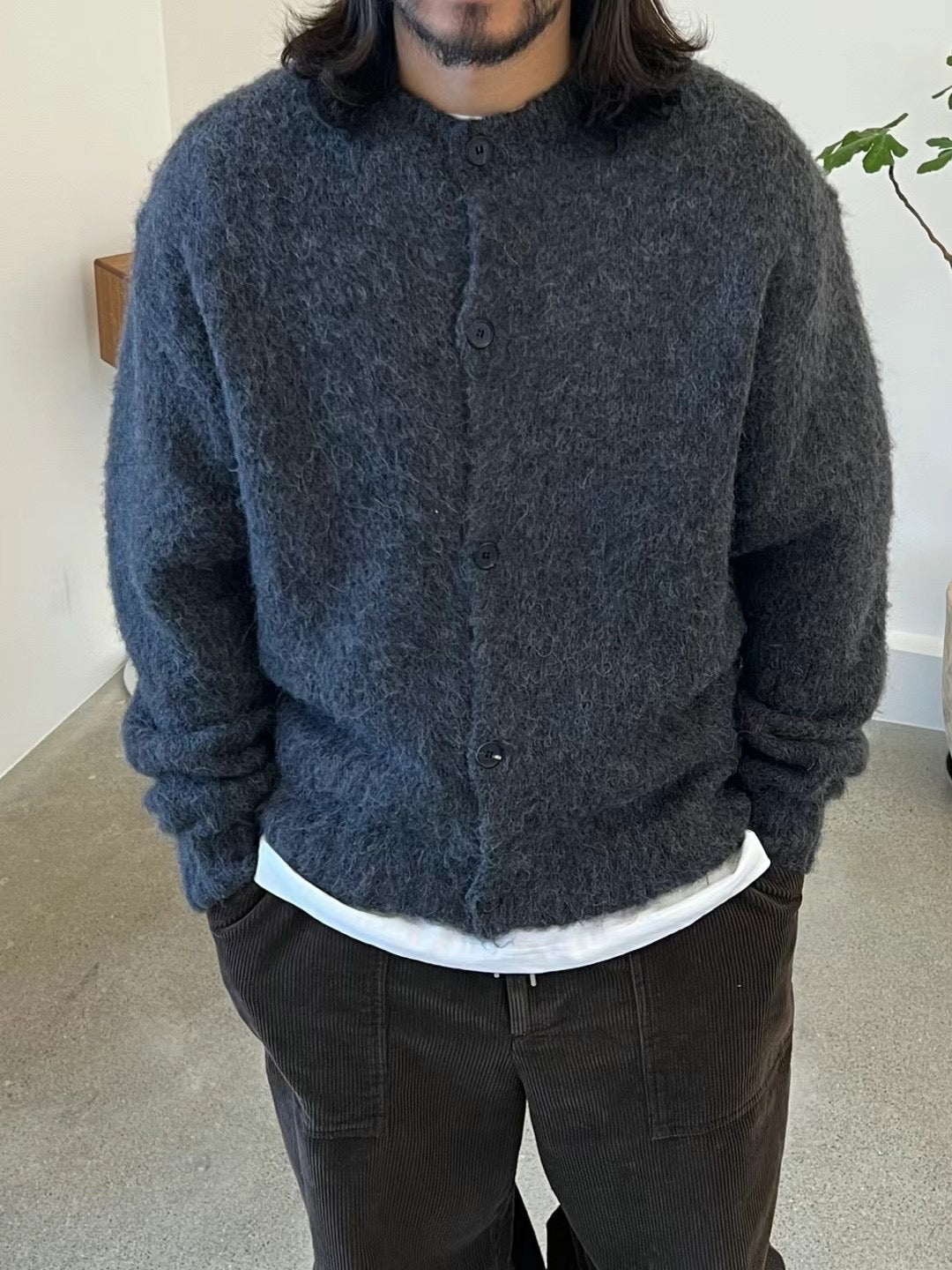 M1201 Noah Round Neck Cardigan(SHOWROOM 有DISPLAY)