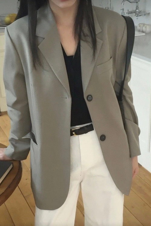 250914 Joseph 2-way back button blazer