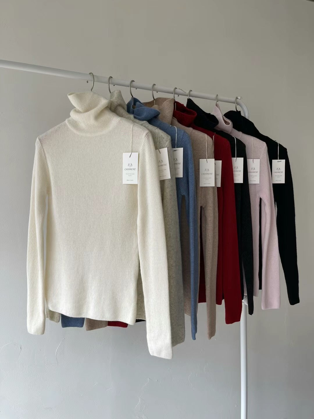 1012 Cashmere Turtleneck Top (*SHOWROOM 有DISPLAY)