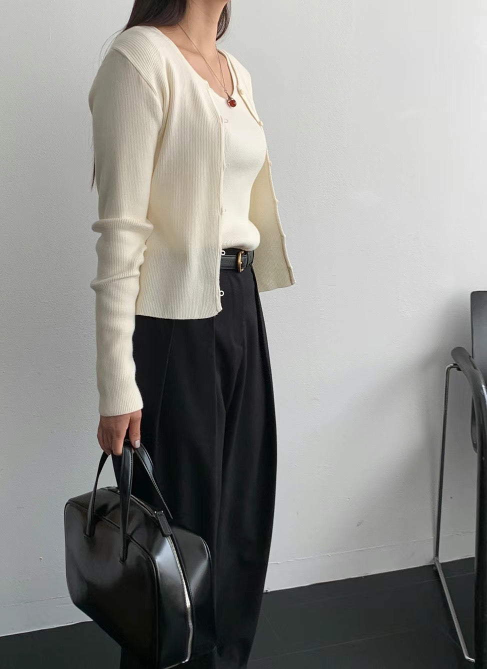 1016 Cecília Clasp Rib Knit Set (*SHOWROOM 有DISPLAY)