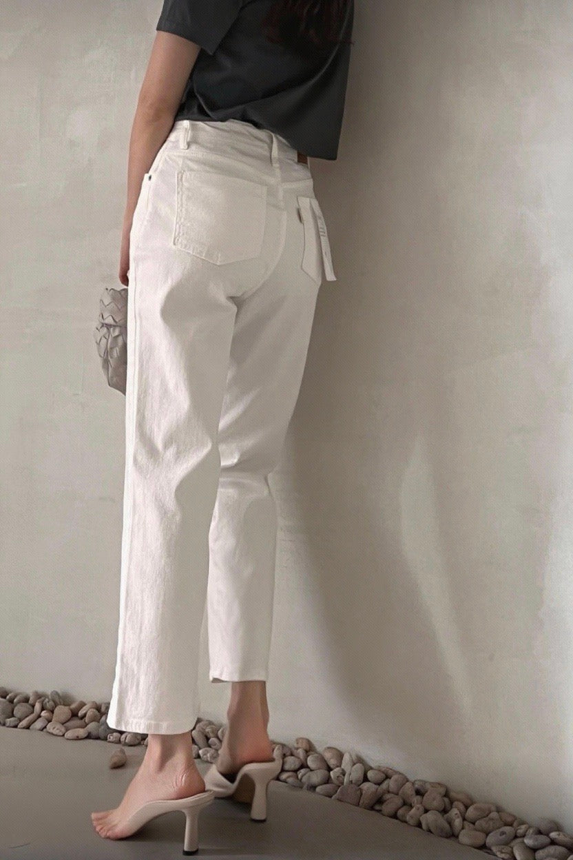 250940 Classic Crop Flare Jeans