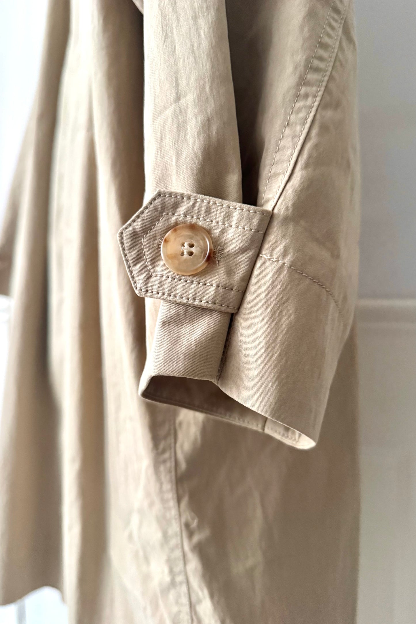 250908 Aurelie Collarless Trench Coat