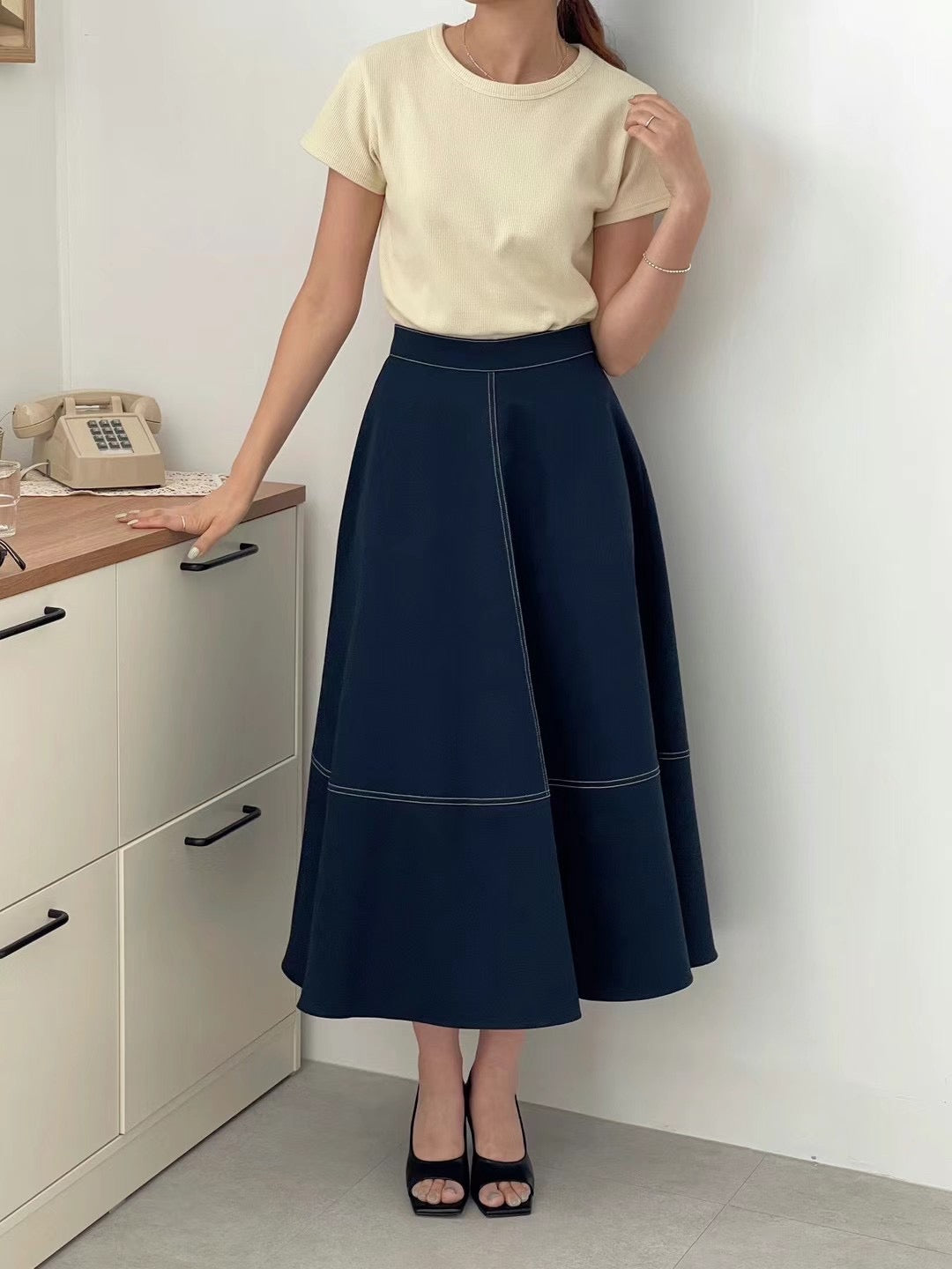 SK24 - Julianne Flared Skirt