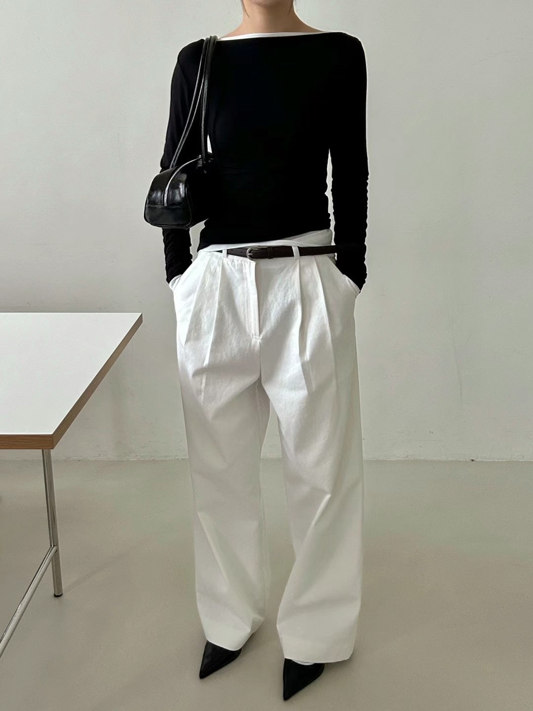 Reorder LS02 French Boat Neck Top
