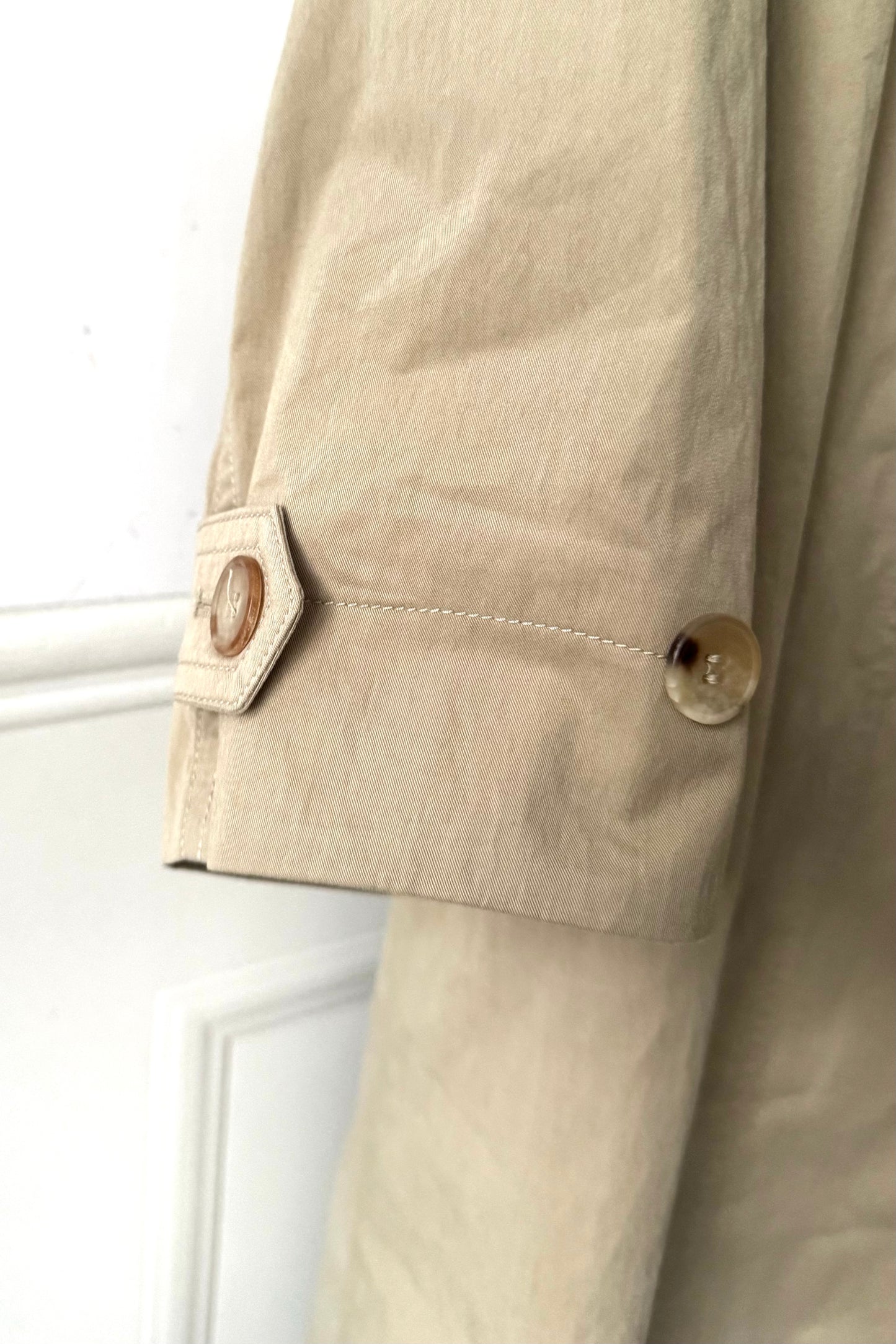 250908 Aurelie Collarless Trench Coat