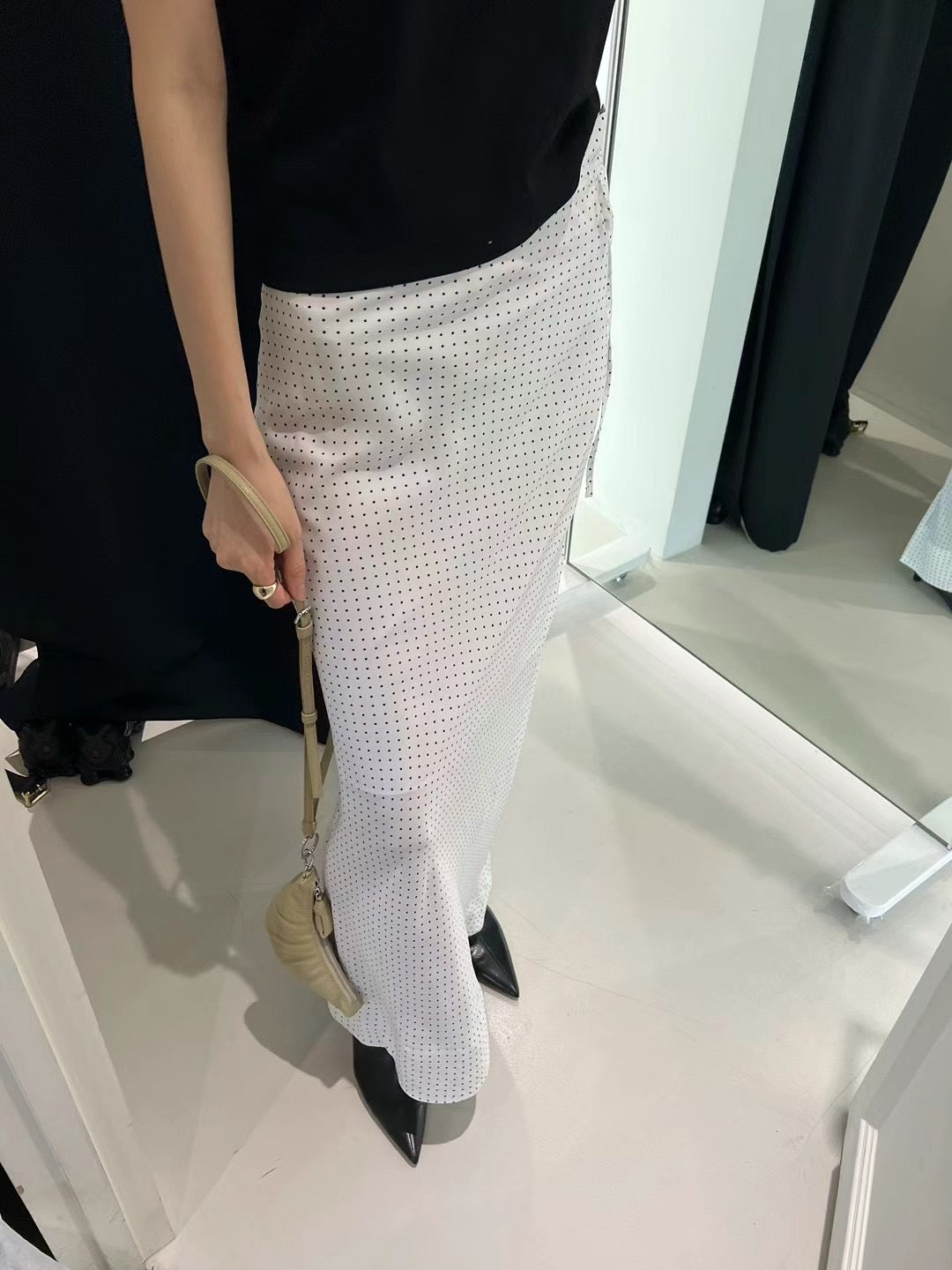 0937 French Style Dot Skirt (PT2.SHOWROOM 有DISPLAY)