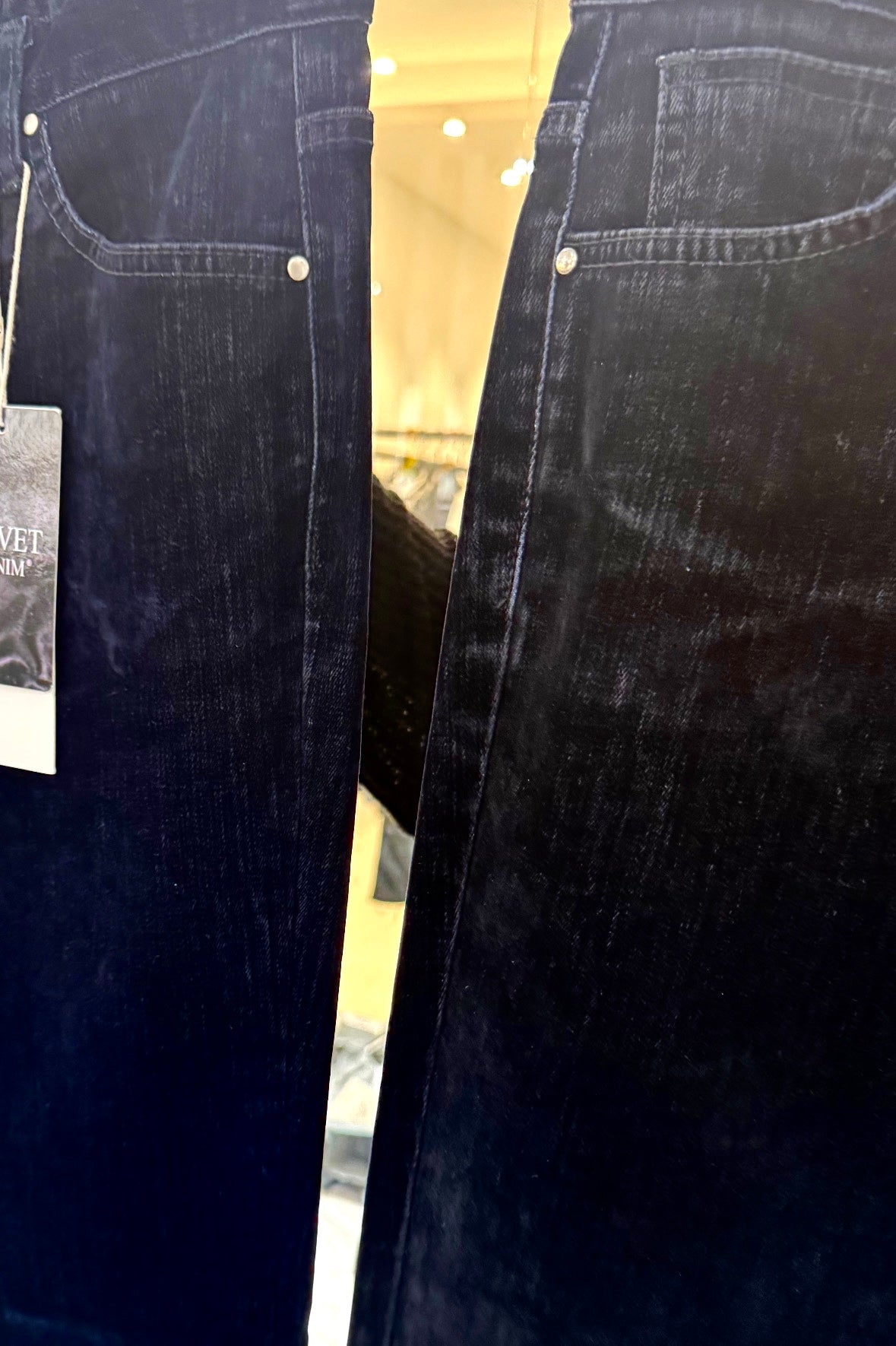 250951 Charles slim velvet bootcut jeans