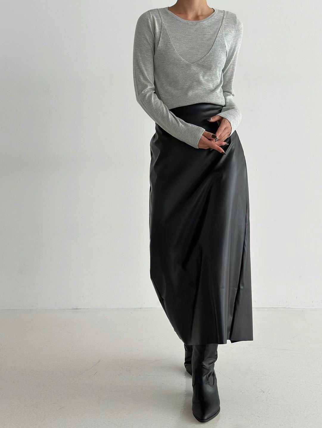 0952 Markle Leather Skirt (PT2.SHOWROOM 有DISPLAY)