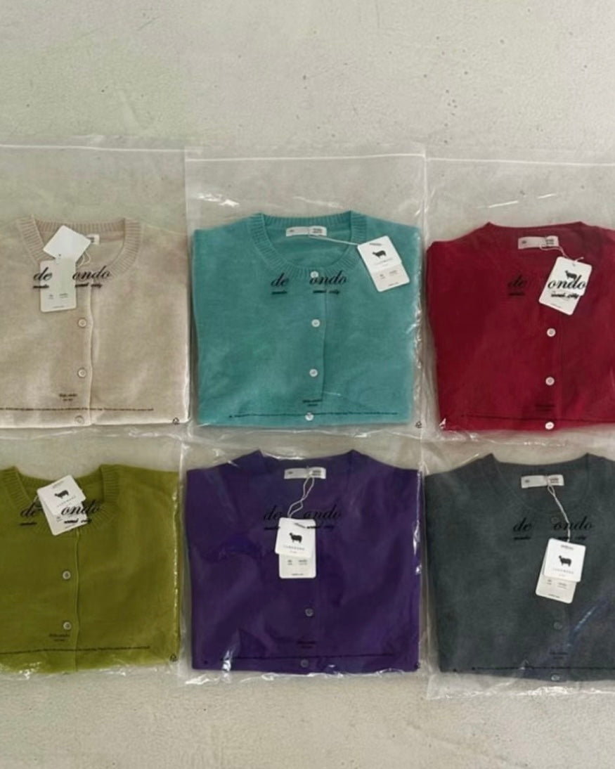 0931 British Cardigan (PT2.SHOWROOM 有DISPLAY)