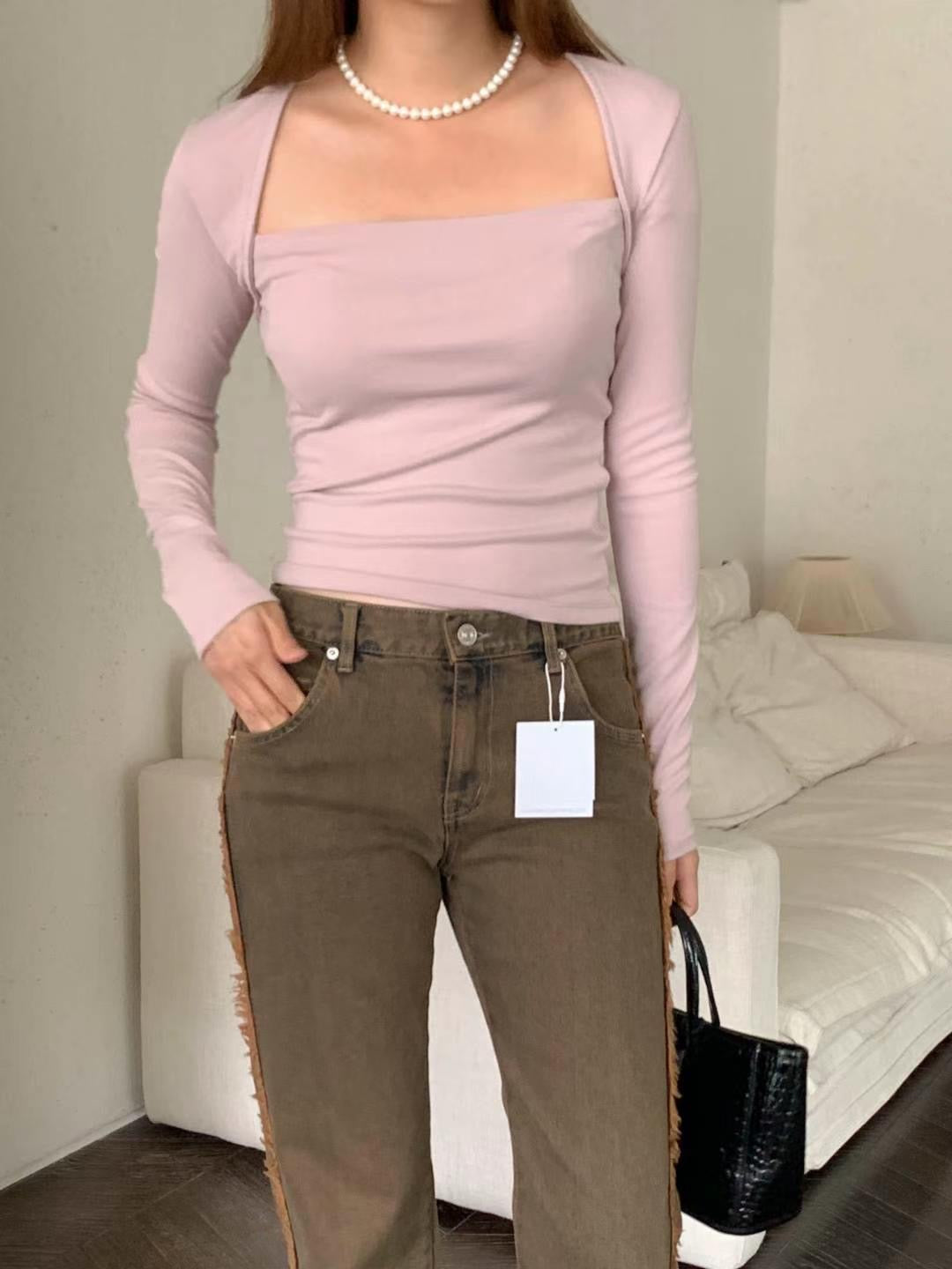 LS14 - Elizabeth Square Neck Top