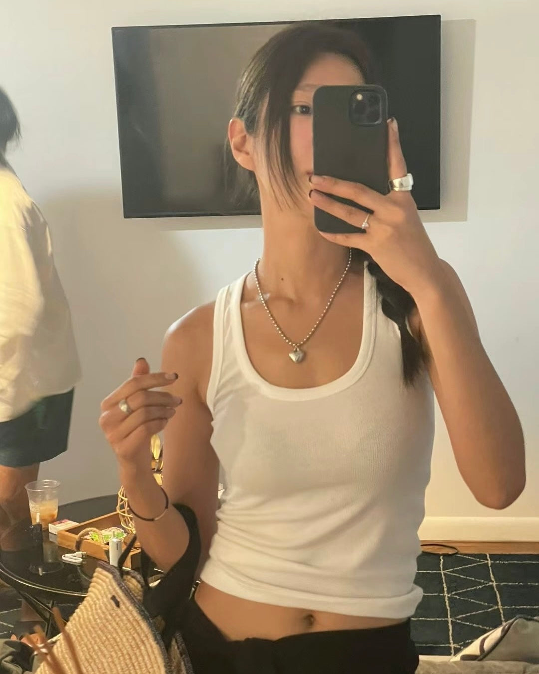 0699 U neck Tank Top
