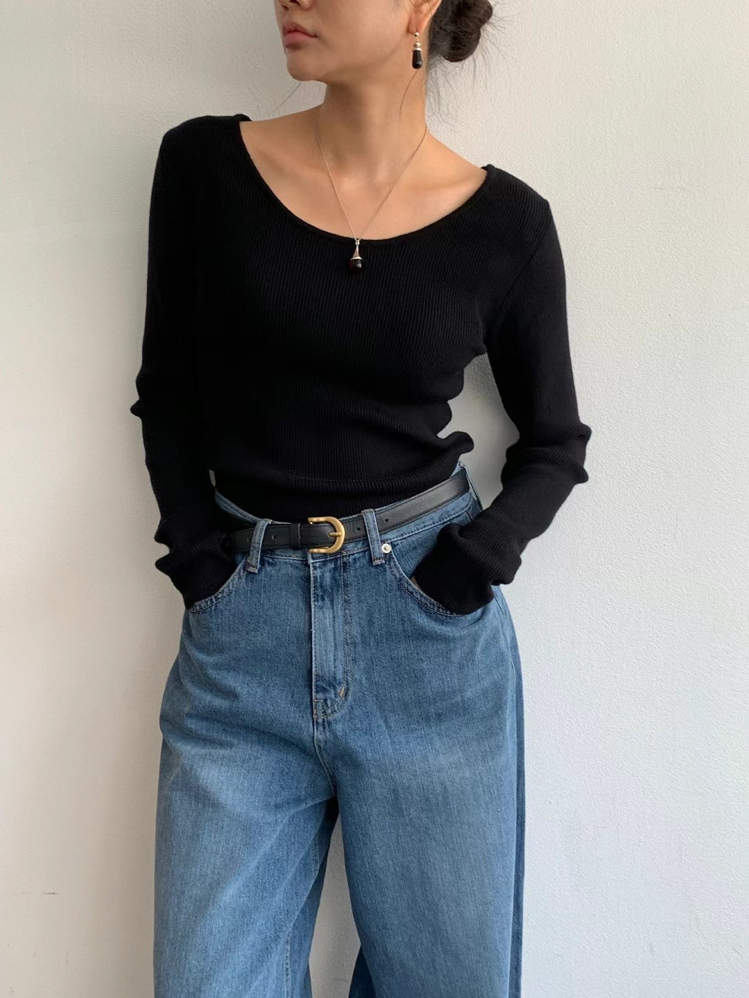 1016 Cecília Clasp Rib Knit Set (*SHOWROOM 有DISPLAY)