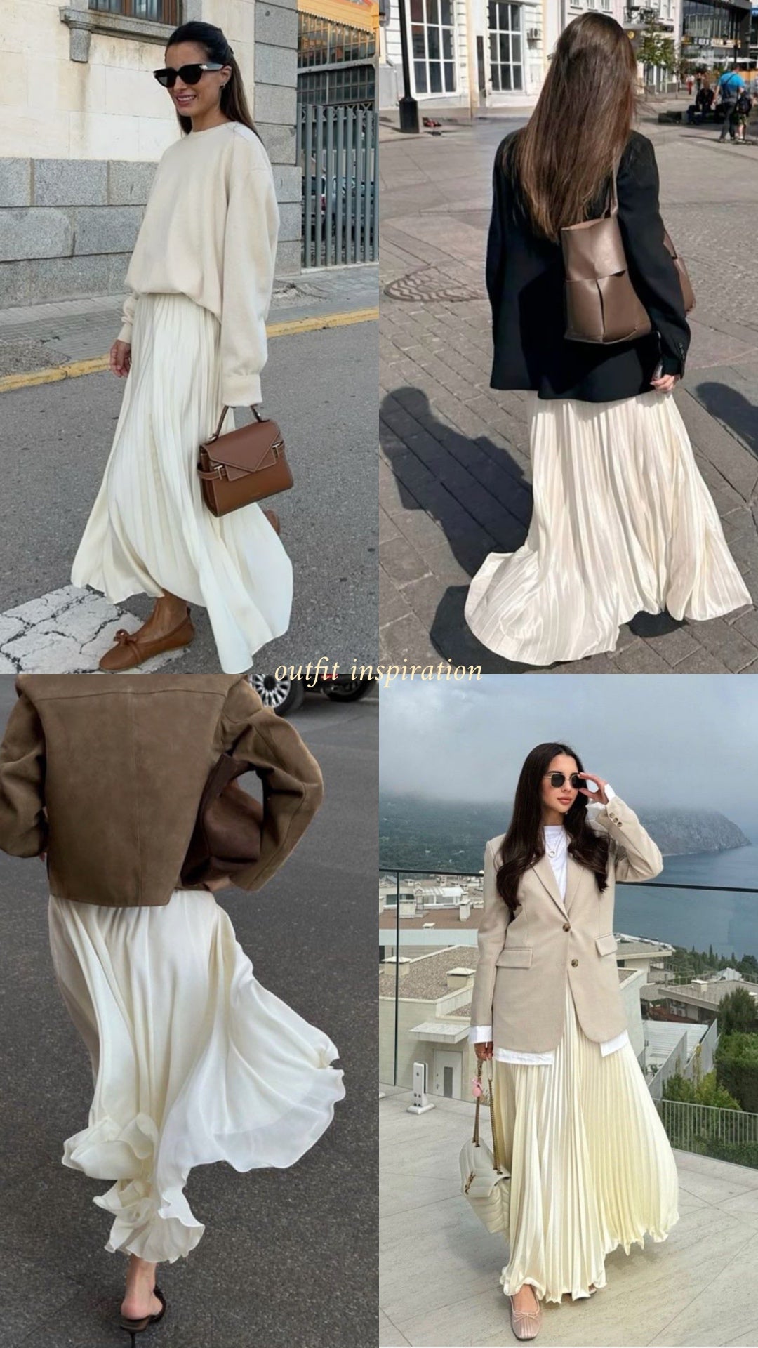 250231 Silky Pleated Skirt