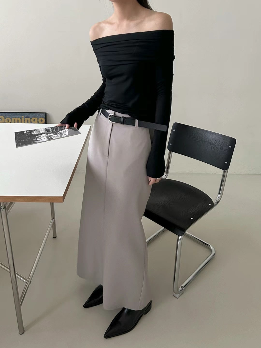 LS16 - Sheer Off Shoulder Top