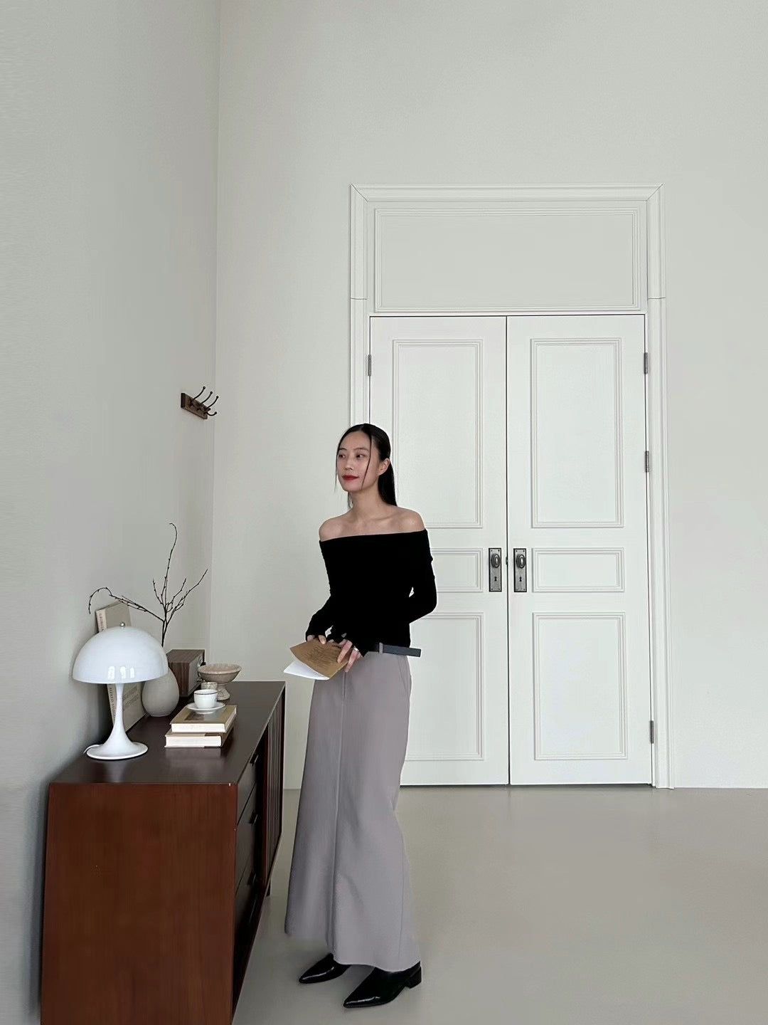 LS16 - Sheer Off Shoulder Top