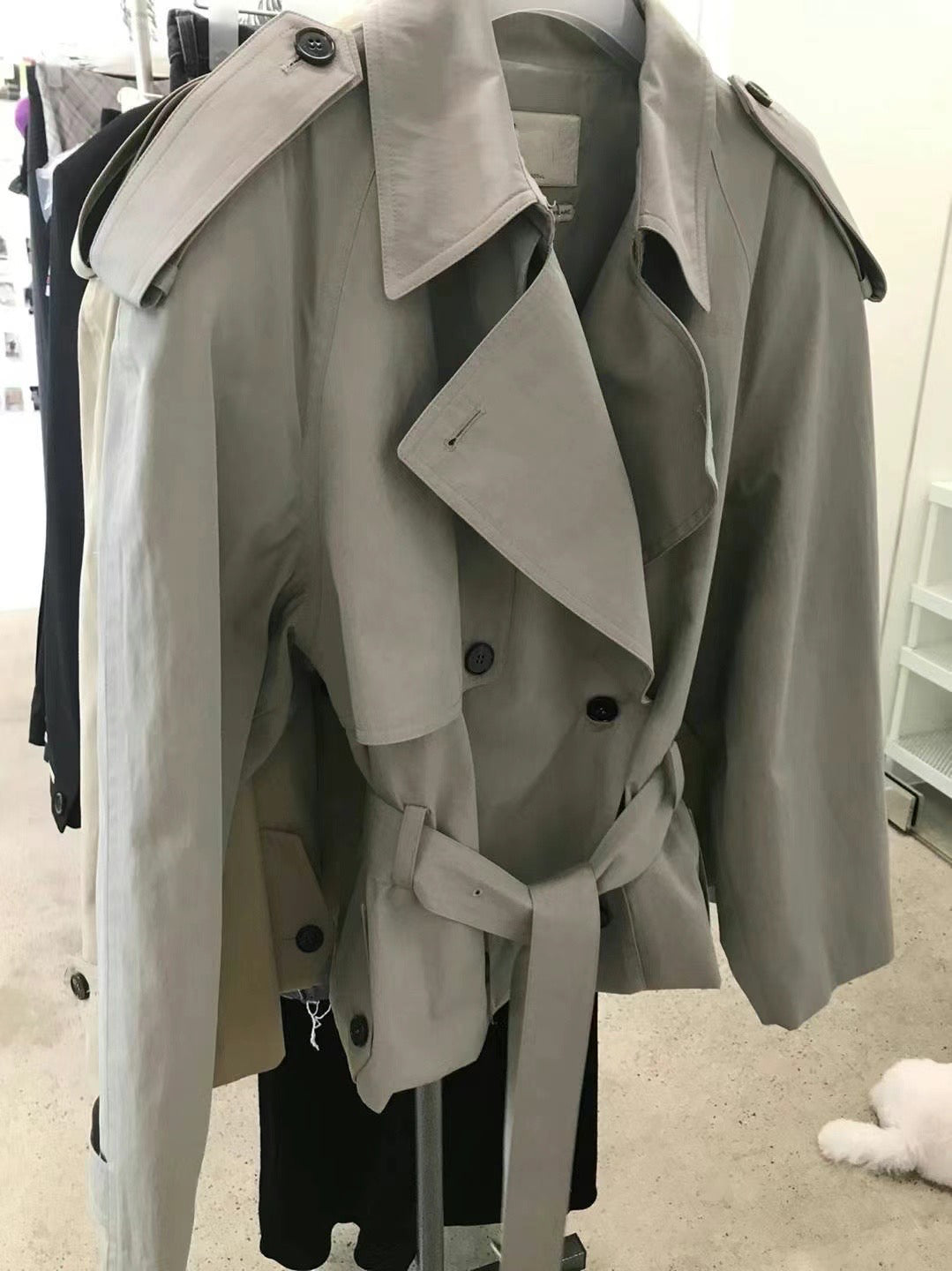 0941 Kendall Crop Trench Coat (PT2.SHOWROOM 有DISPLAY)