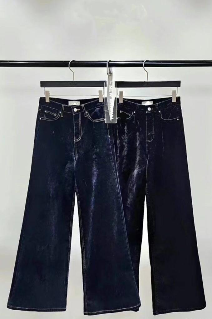 1022 Reorder French Velvet Flare Jeans (SHOWROOM 有DISPLAY)