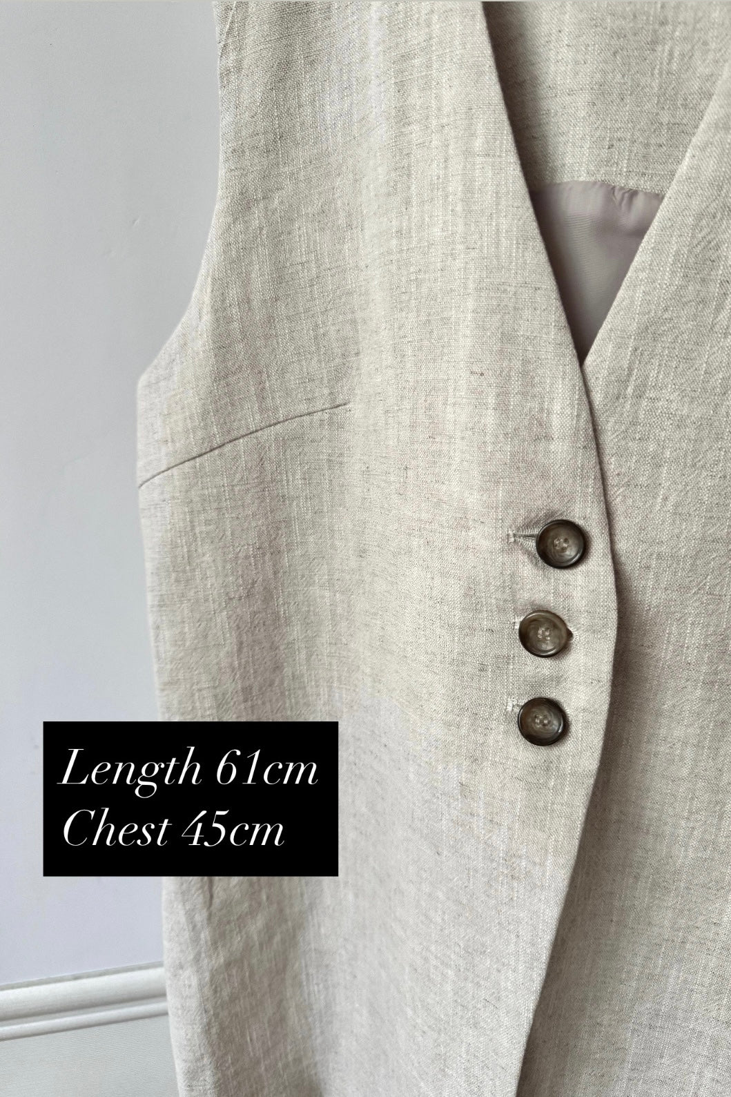 250607 Karrisa Long Linen Waistcoat