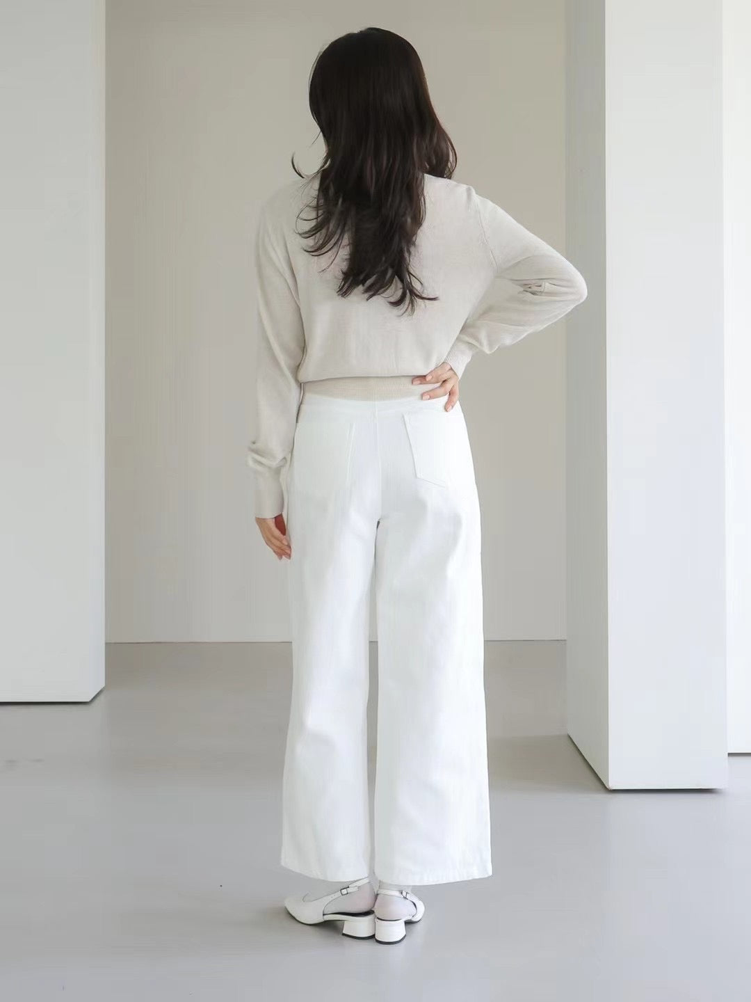 0929 Bianca White Jeans (PT2.SHOWROOM 有DISPLAY)