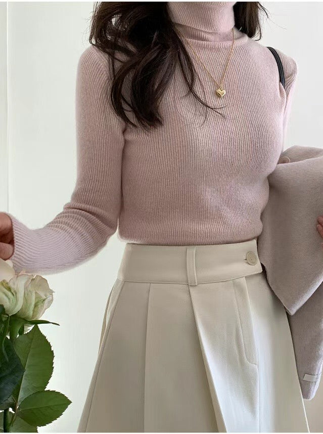1012 Cashmere Turtleneck Top (*SHOWROOM 有DISPLAY)