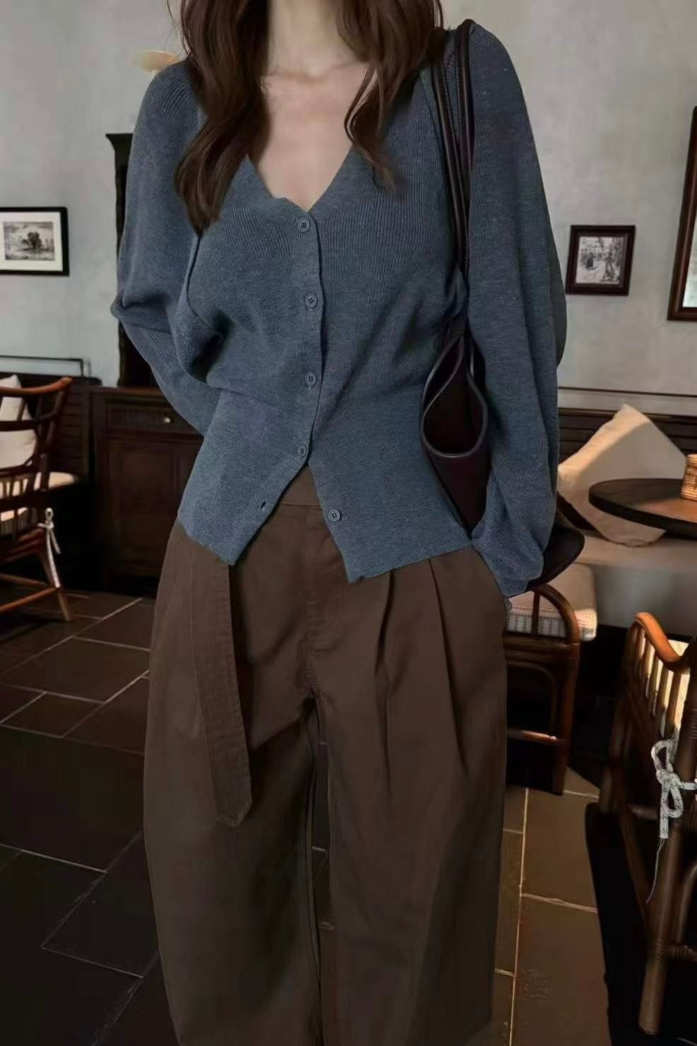 250952 Christina long sleeves waistcoat