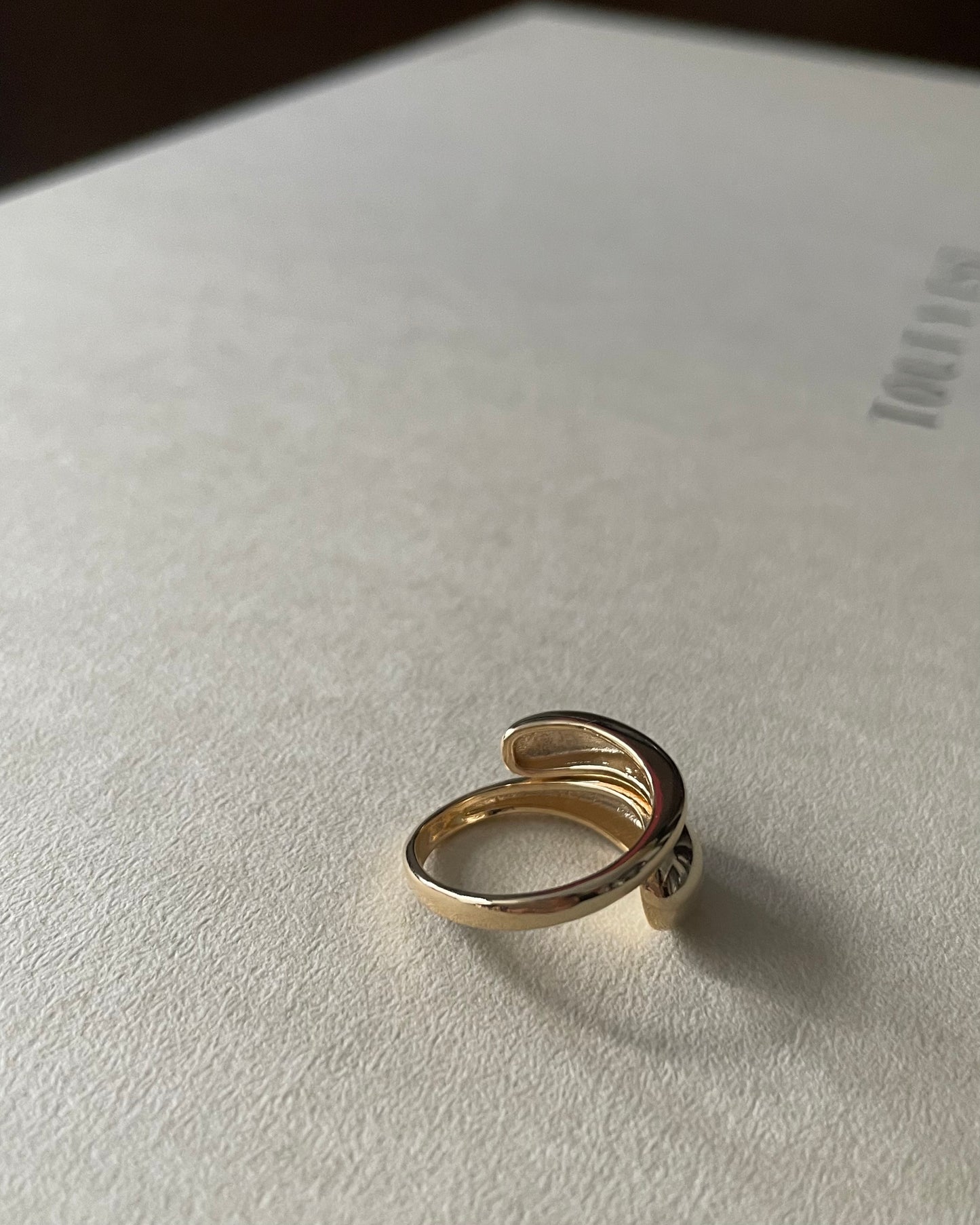 A18 - Twins Ring in Gold